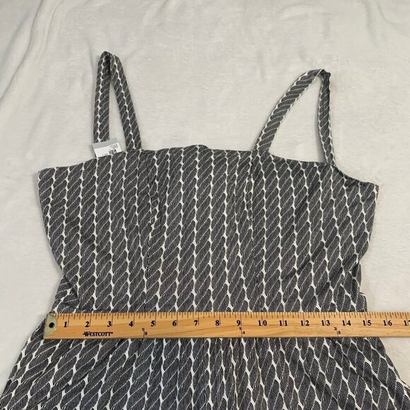 NEW Kate Quinn nautical black rope‎ strappy goucho flowy wide leg crop jumpsuit - Picture 7 of 10